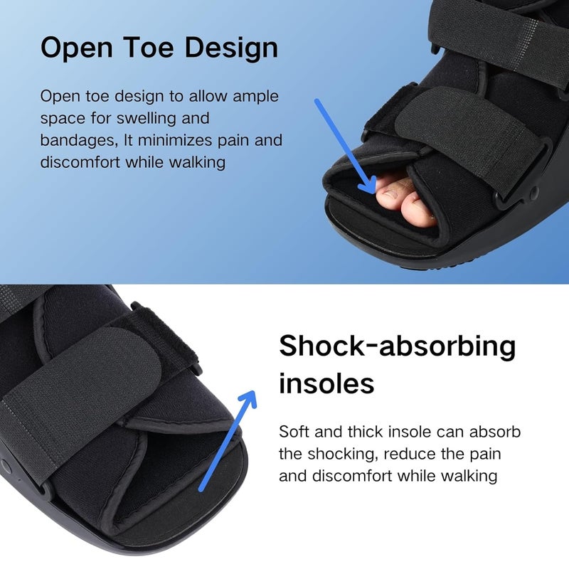 Mathgetin Tall Air Cam Fracture Boot Orthopedic Walking Boot Medical Inflatable Walker Boot for Broken Foot, Sprained Ankle and Post Surgery (Large) - Image 3